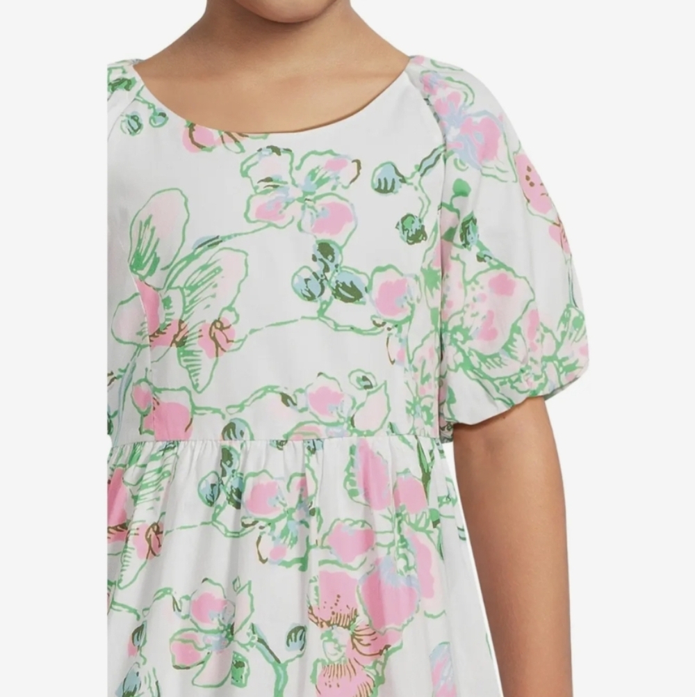 Lilly Pulitzer Mini Knoxlie Dress In Multi Oversized Orchids 12 - Picture 3 of 13